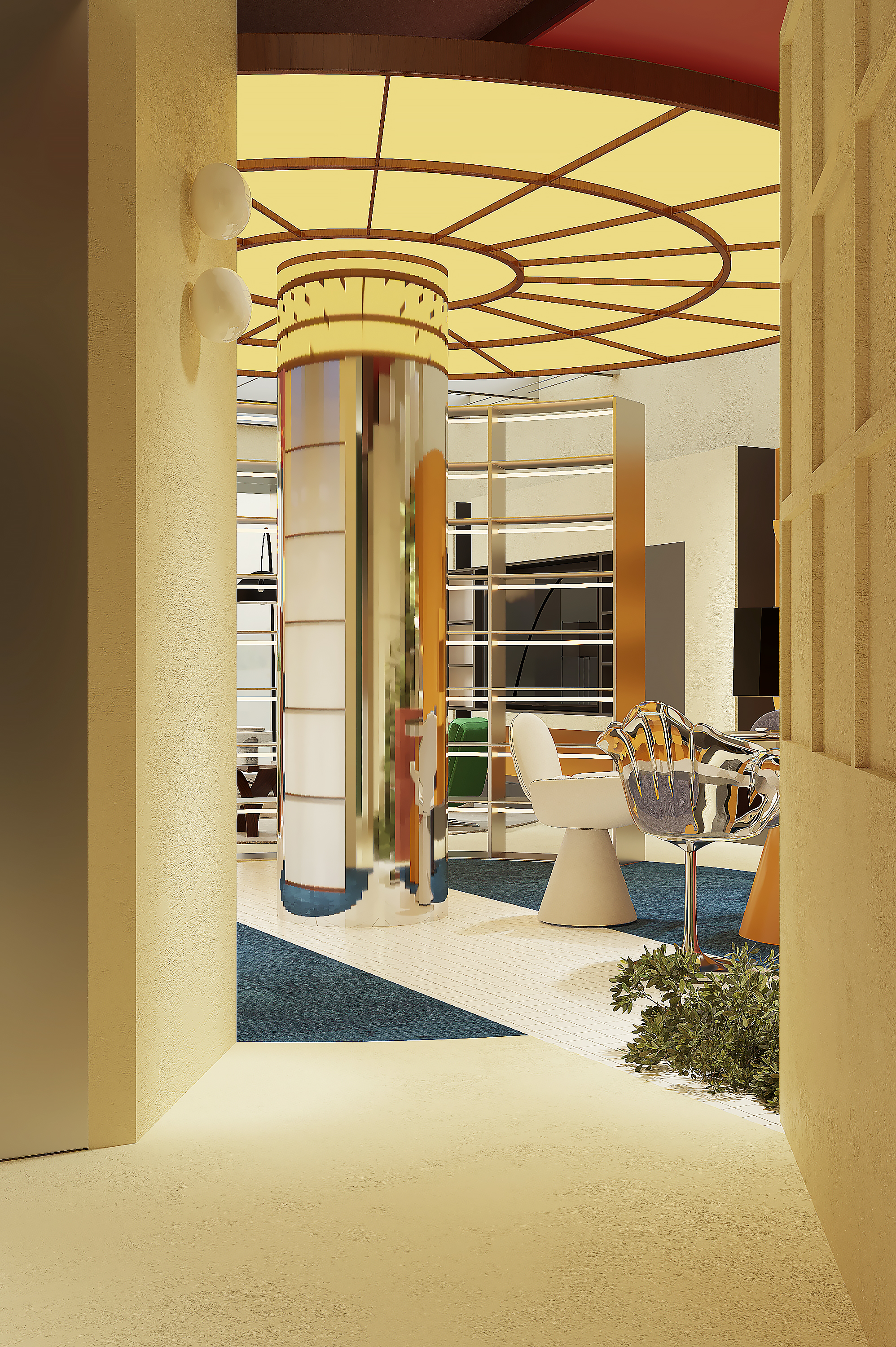 中古包豪斯定制办公展陈空间-7