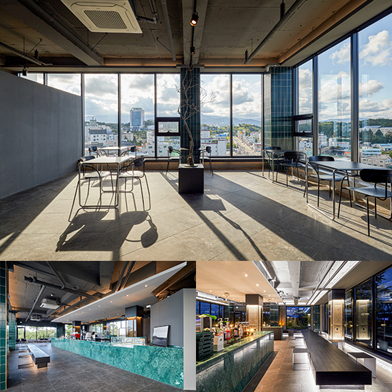 首尔 80 平咖啡厅，打造城市观景露台-1