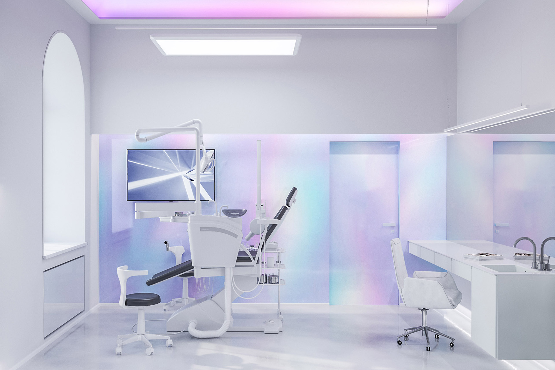 WHITE 牙科诊所室内设计丨捷克丨Nikita Feoktistov 等-6