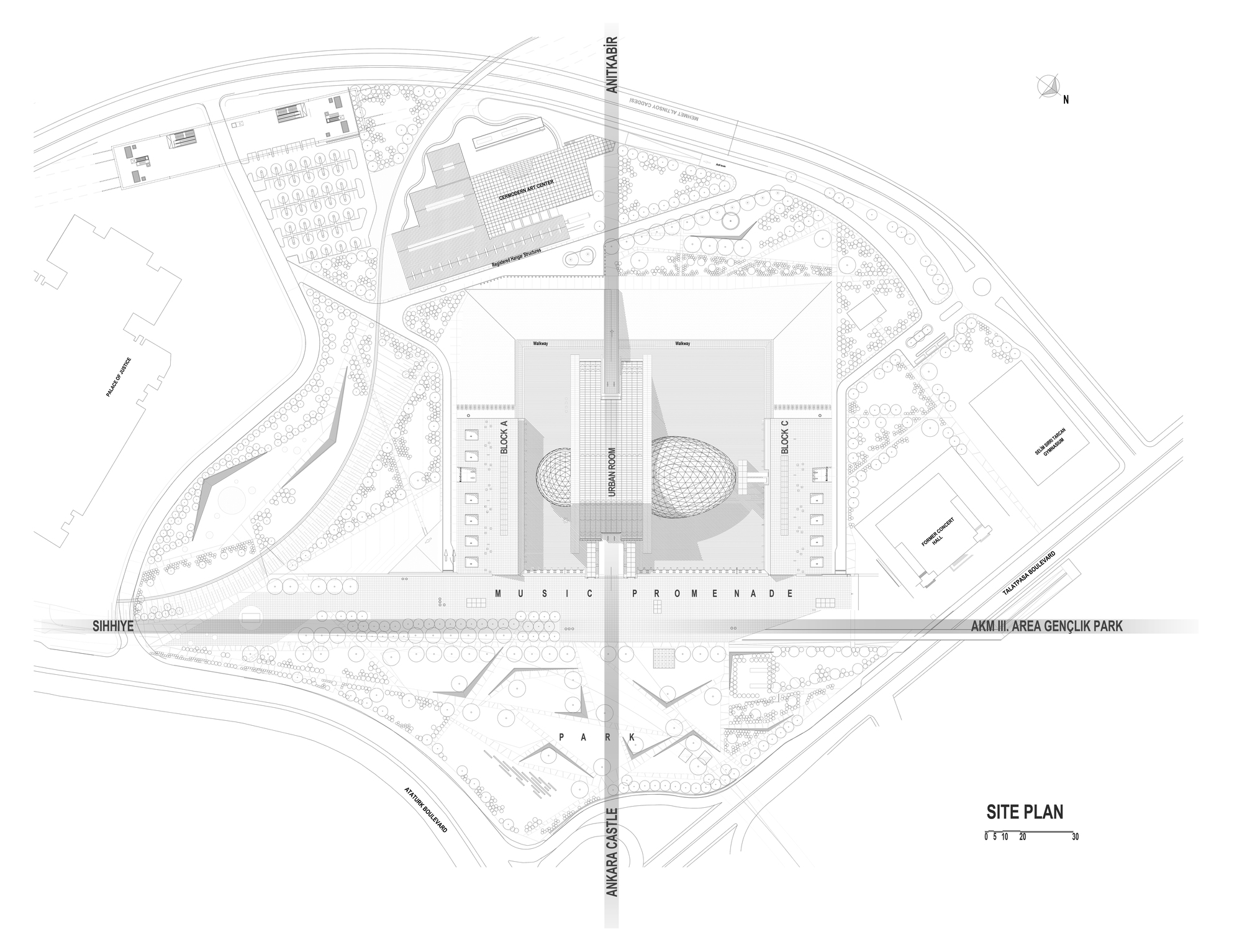 总统交响乐团音乐厅和合唱团大楼丨土耳其安卡拉丨Uygur Architects-15