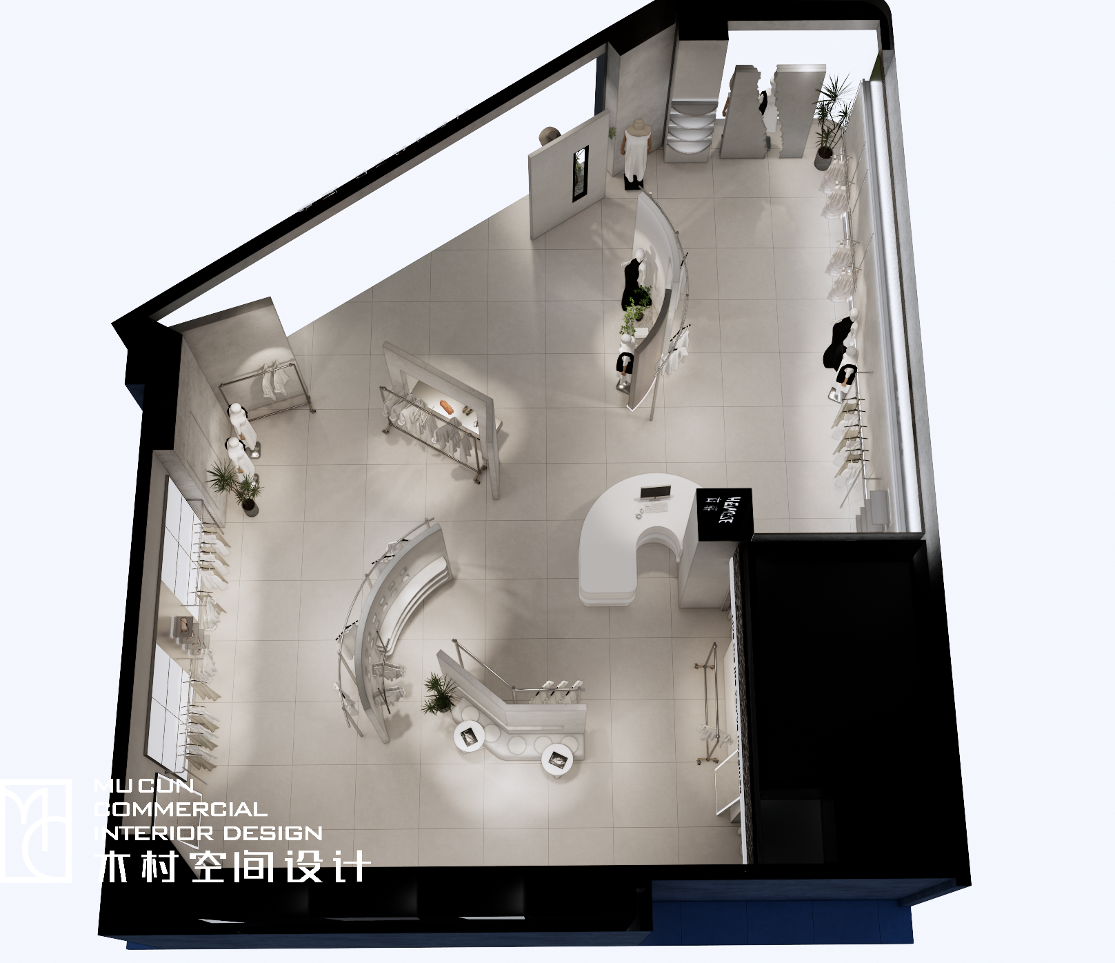 现代简约服装店设计丨中国苏州丨木村空间美学（江苏木村建筑装饰设计有限公司）-7