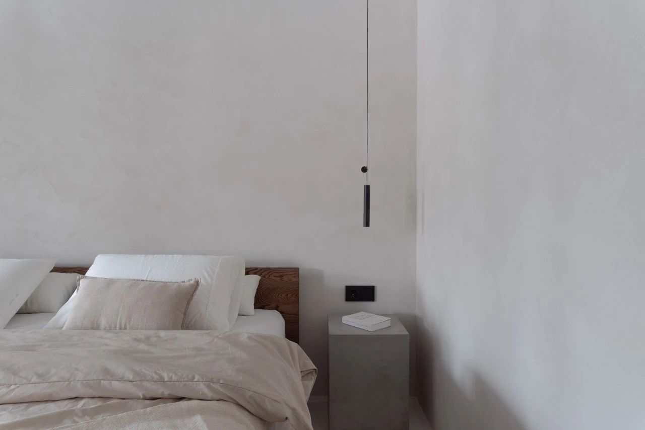 60㎡水泥灰原木风公寓设计-23