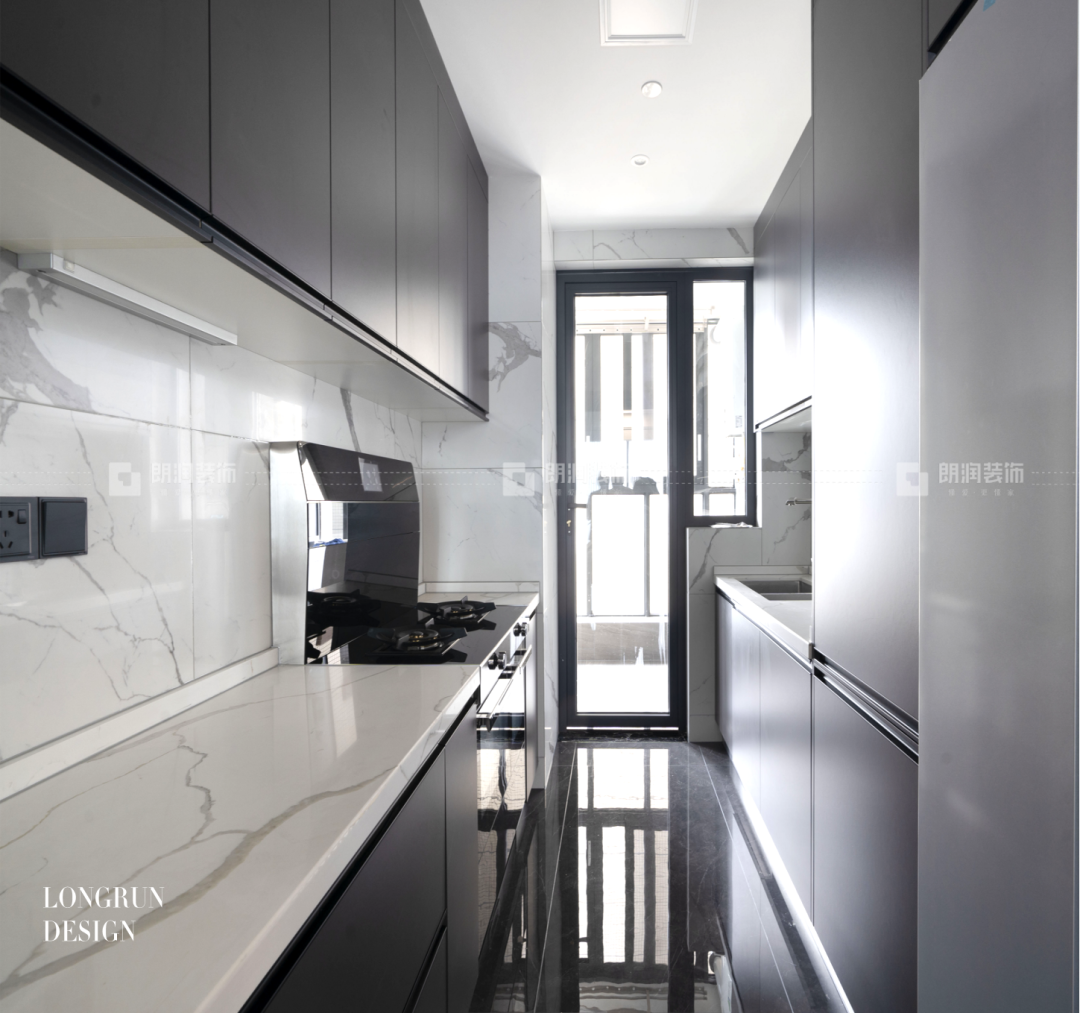 融创·玖棠府 190㎡现代轻奢风格家居设计丨中国成都丨朗润装饰轻奢设计五部-19