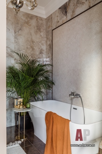 莫斯科“沙皇广场”小区带大露台三居室公寓设计丨俄罗斯莫斯科丨菲拉托娃·叶夫根尼娅-26