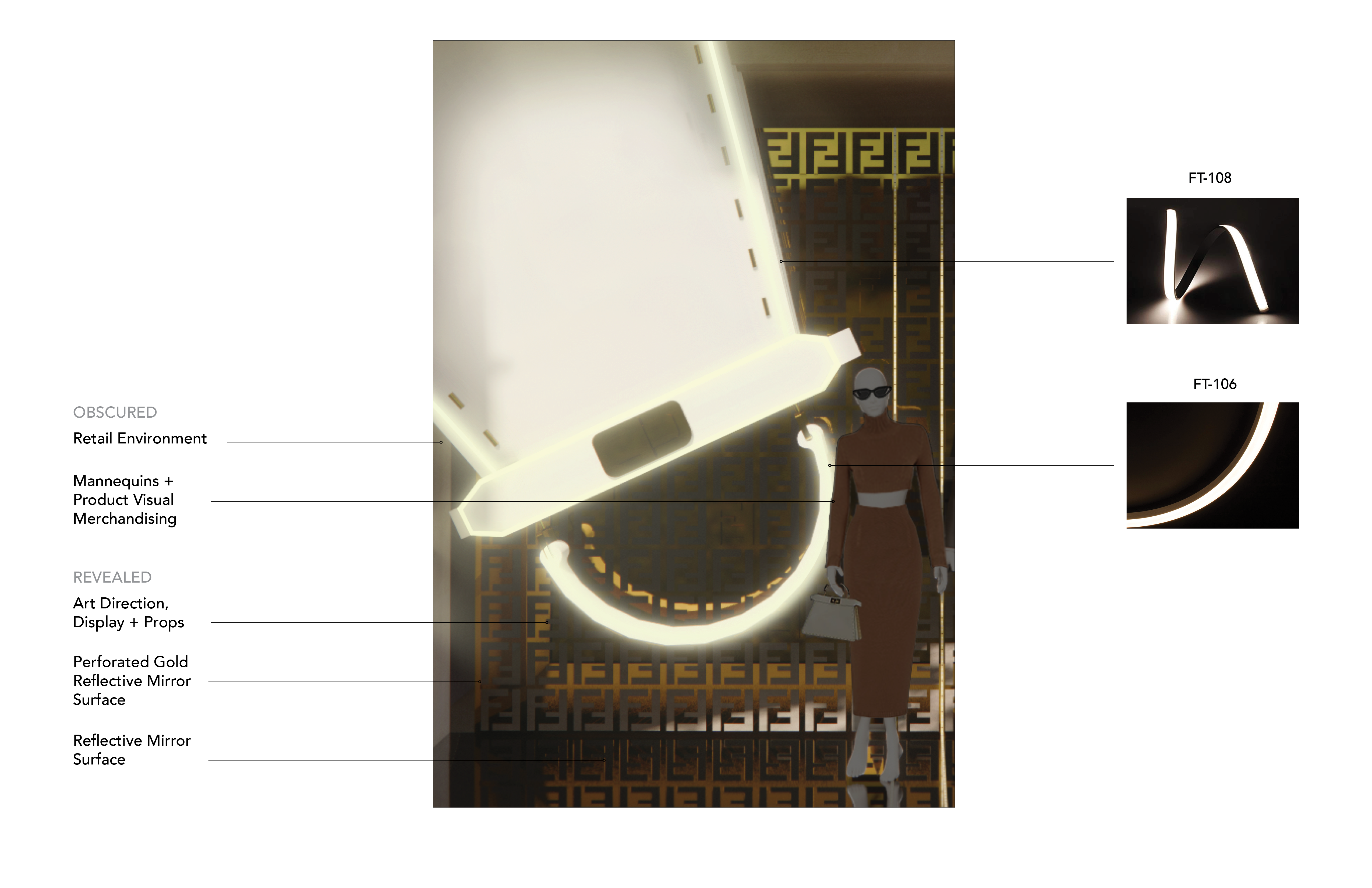 Fendi 2021 橱窗概念与照明设计-15