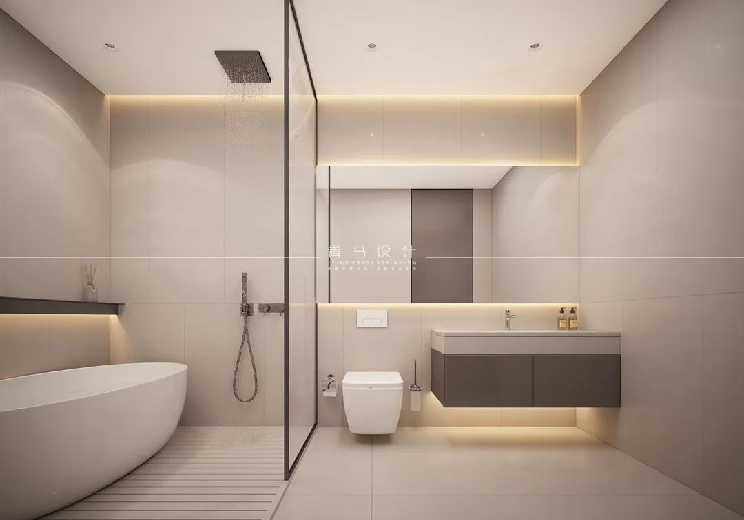 未央金茂府现代下叠别墅设计丨中国西安丨青马别墅设计-27