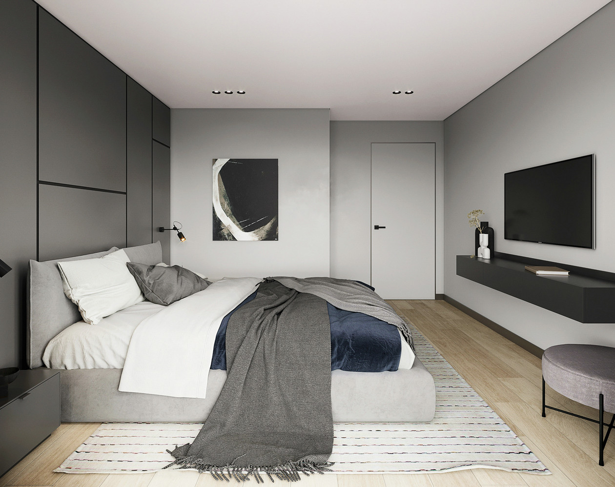 现代简约平层设计典范 · 洛杉矶“星光大道”公寓丨美国洛杉矶-6