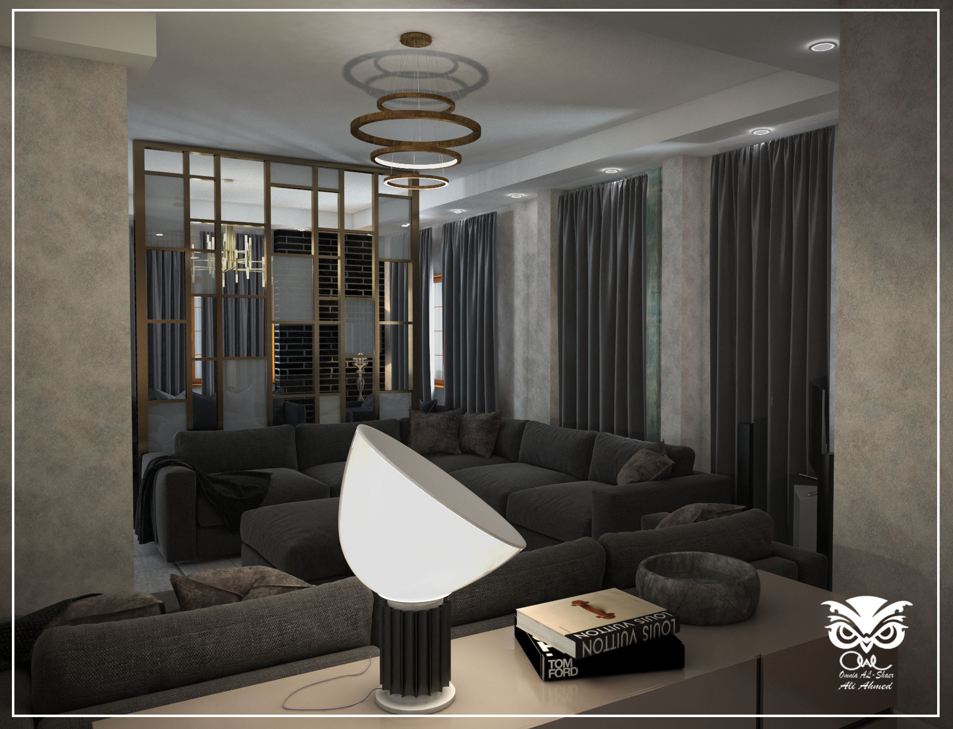 flat including 2 rooms and living room-3