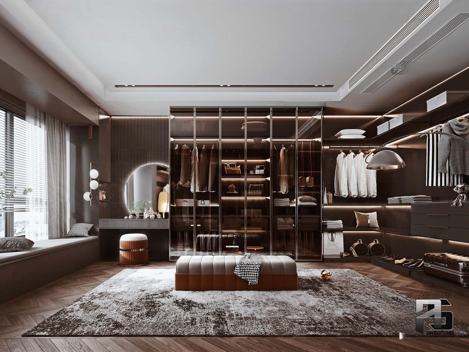 DRESSING ROOM 3D INTERIOR . MODERN STYLES 3-10