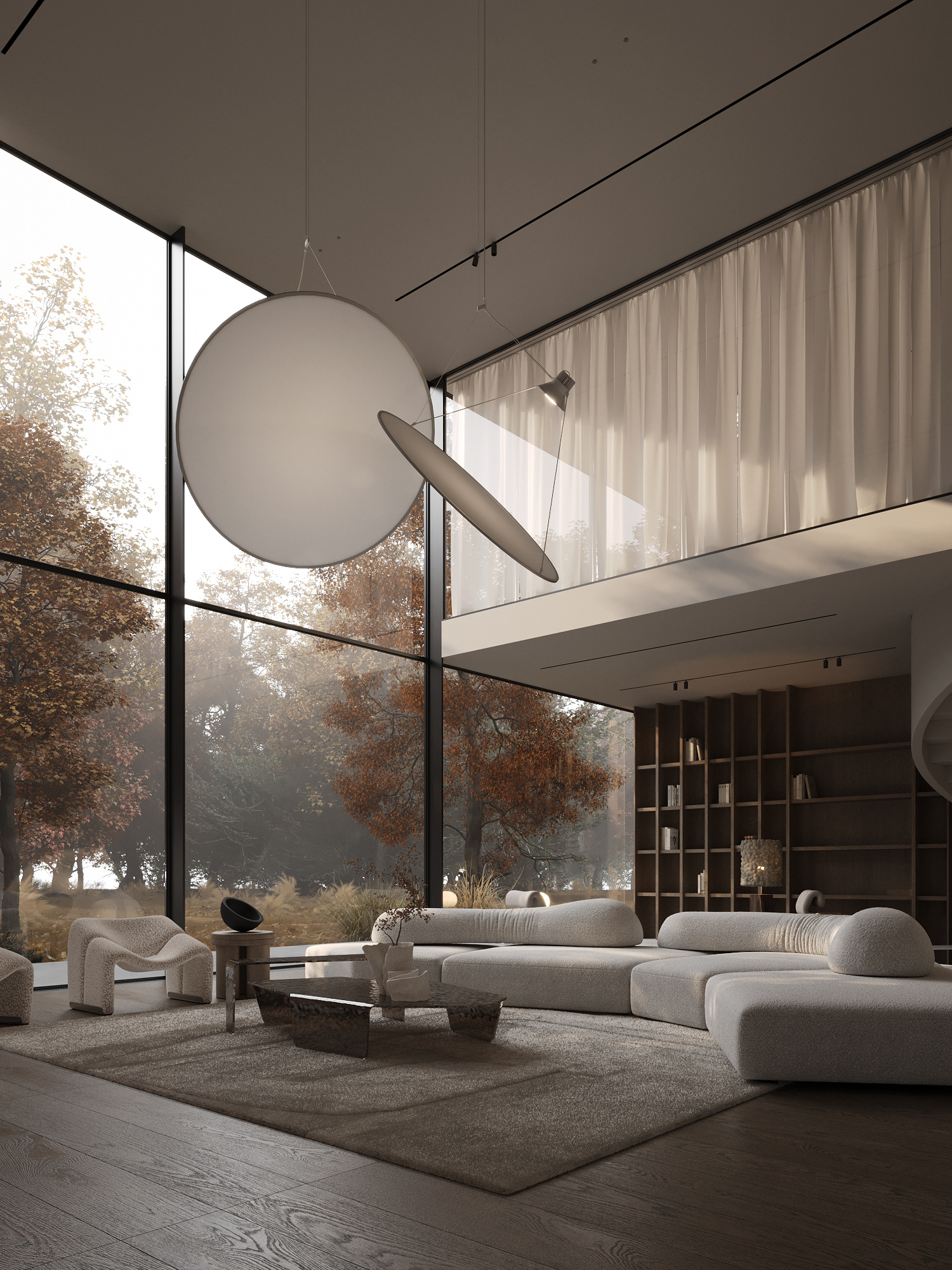 "AUTUMN SCENERY" LIVING ROOM-1