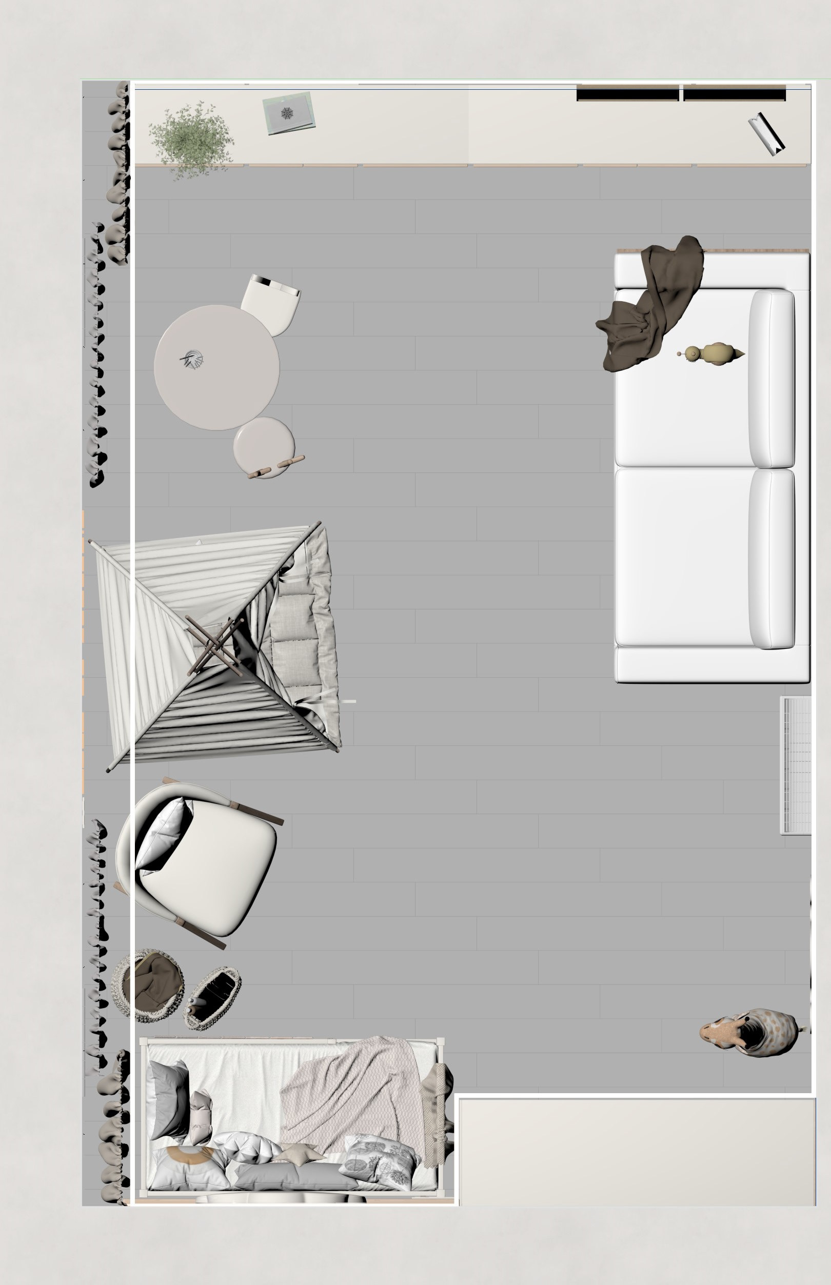 米色儿童房设计项目丨Veronika Berezhnaya-24