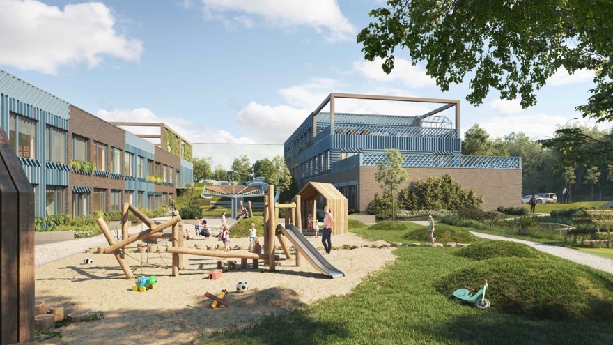 Šnipiškės金属车库拆除改建儿童游乐场及幼儿园项目丨立陶宛维尔纽斯-2