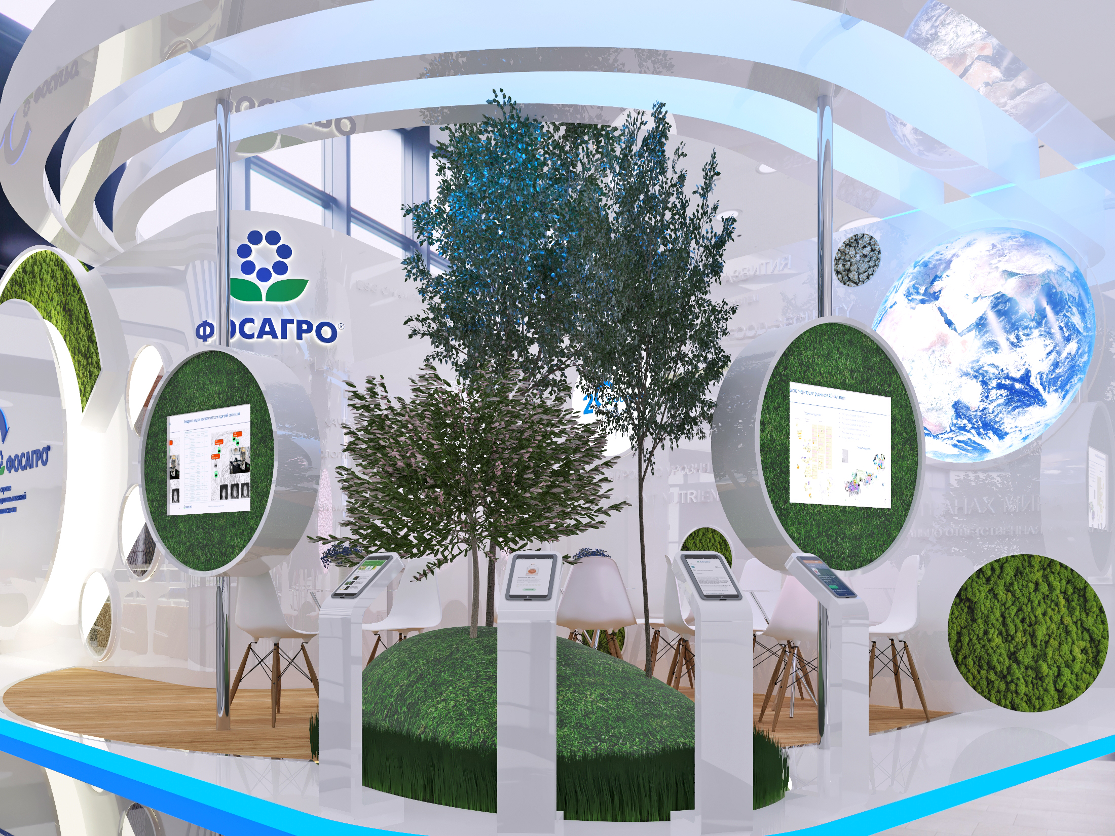 Выставочный стенд ФОСАГРО для ПМЭФ-21, 100 кв.м-6