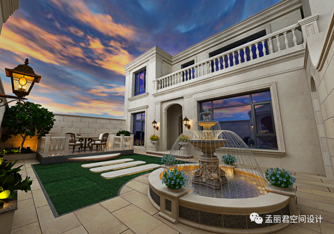 淄博绿城玫瑰园法式轻奢别墅设计丨中国淄博丨孟丽君空间设计-29