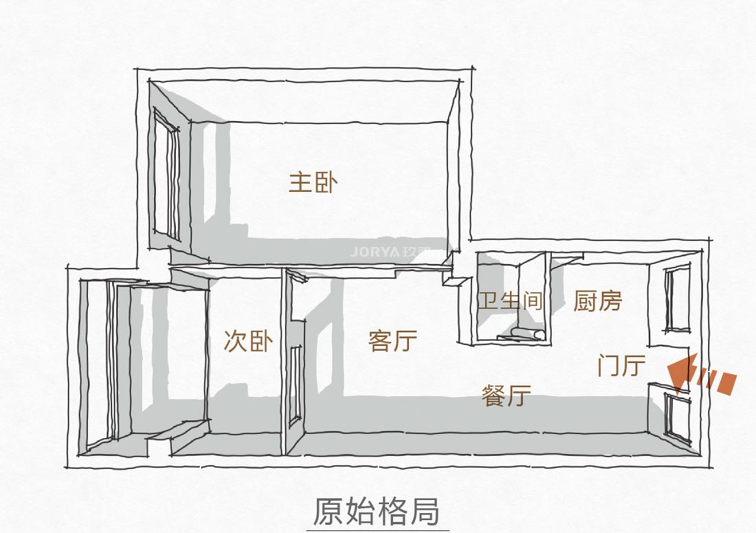 48㎡日式风公寓设计丨玖雅JORYA-4
