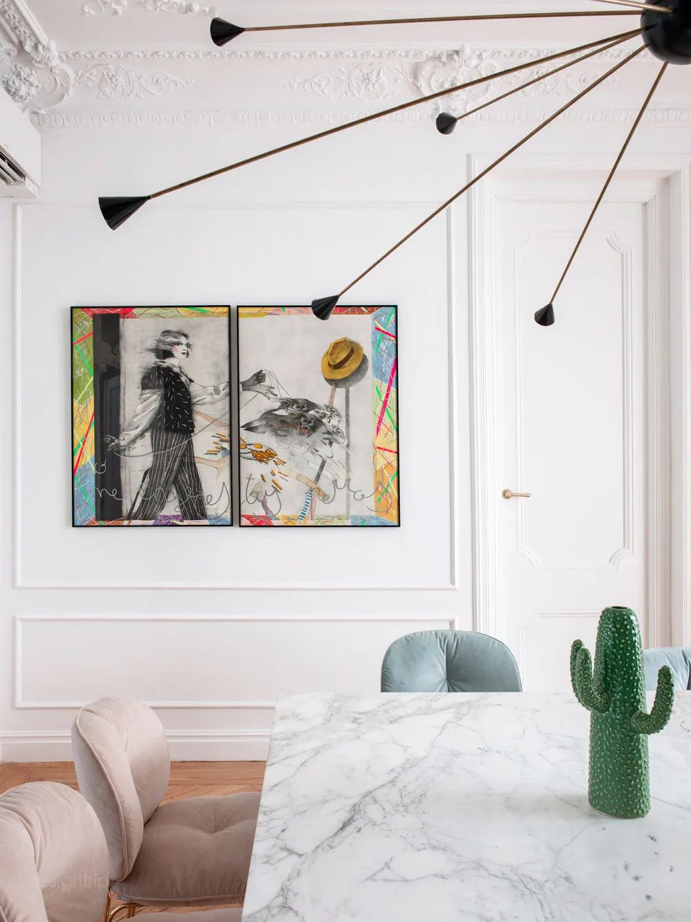 银公寓丨西班牙马德里丨Morgan Studio-49