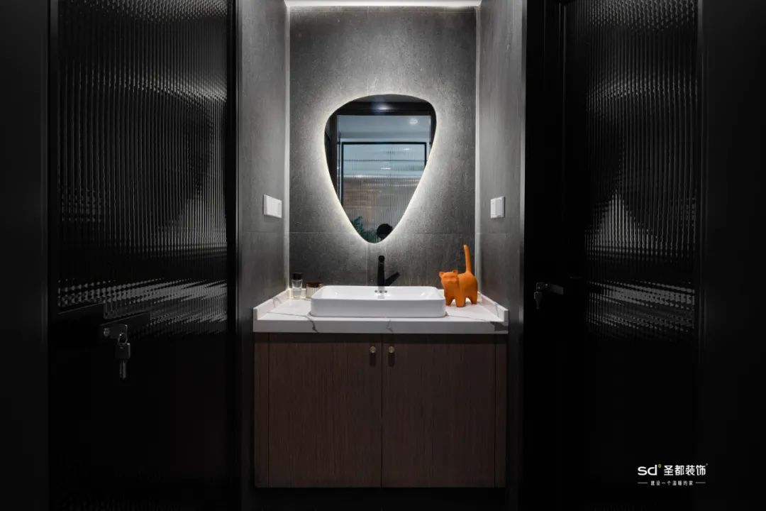 浙江金华 129㎡现代婚房,无主灯设计、客餐厅一体显大气-47