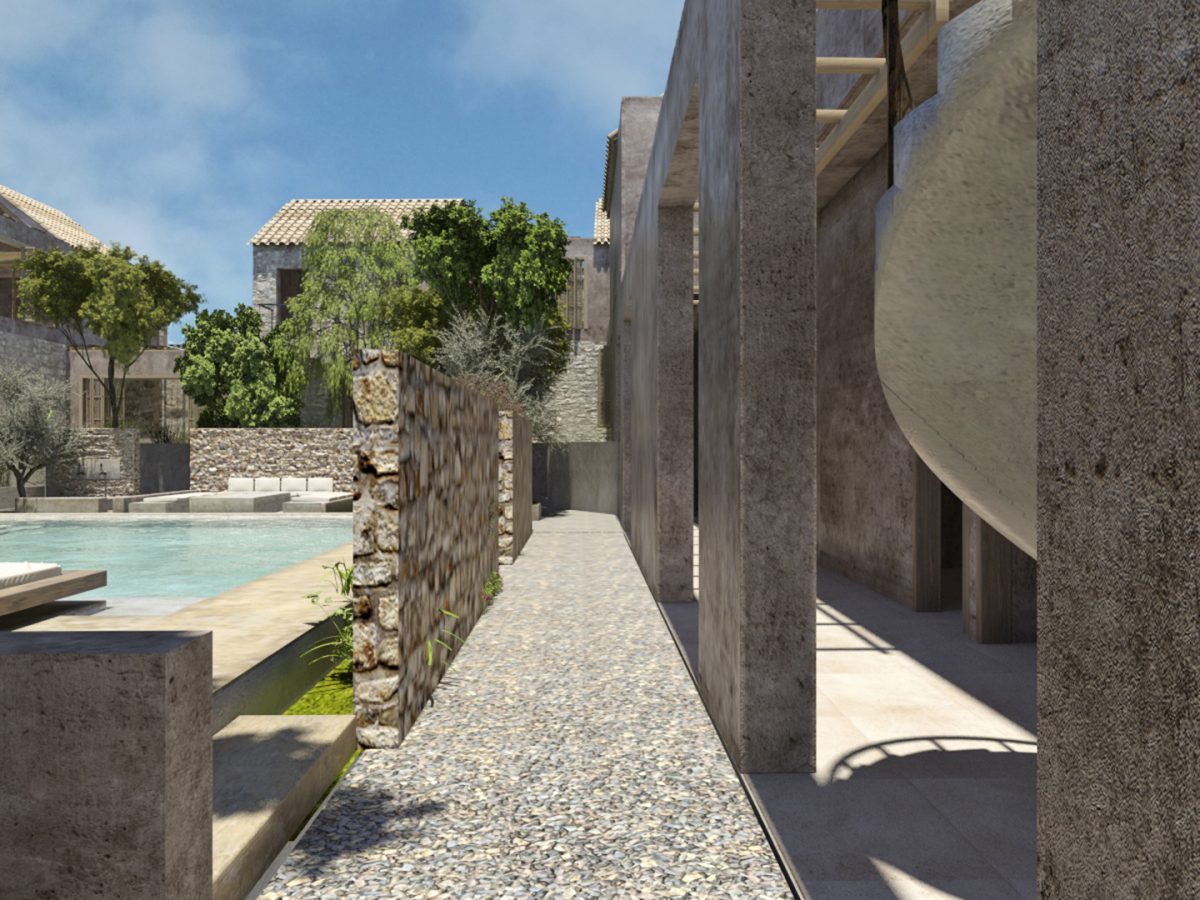 Spa Acro Suites室外空间设计  Utopia酒店设计丨希腊-4