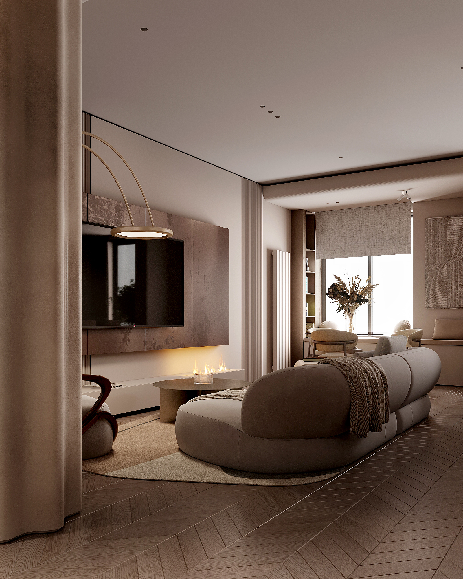 2023年基辅的柔和色调公寓丨乌克兰基辅丨syndicate.design-9