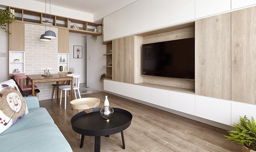 新北 50 平北欧风亲子公寓 | 释放空间，优化动线，增添收纳-25