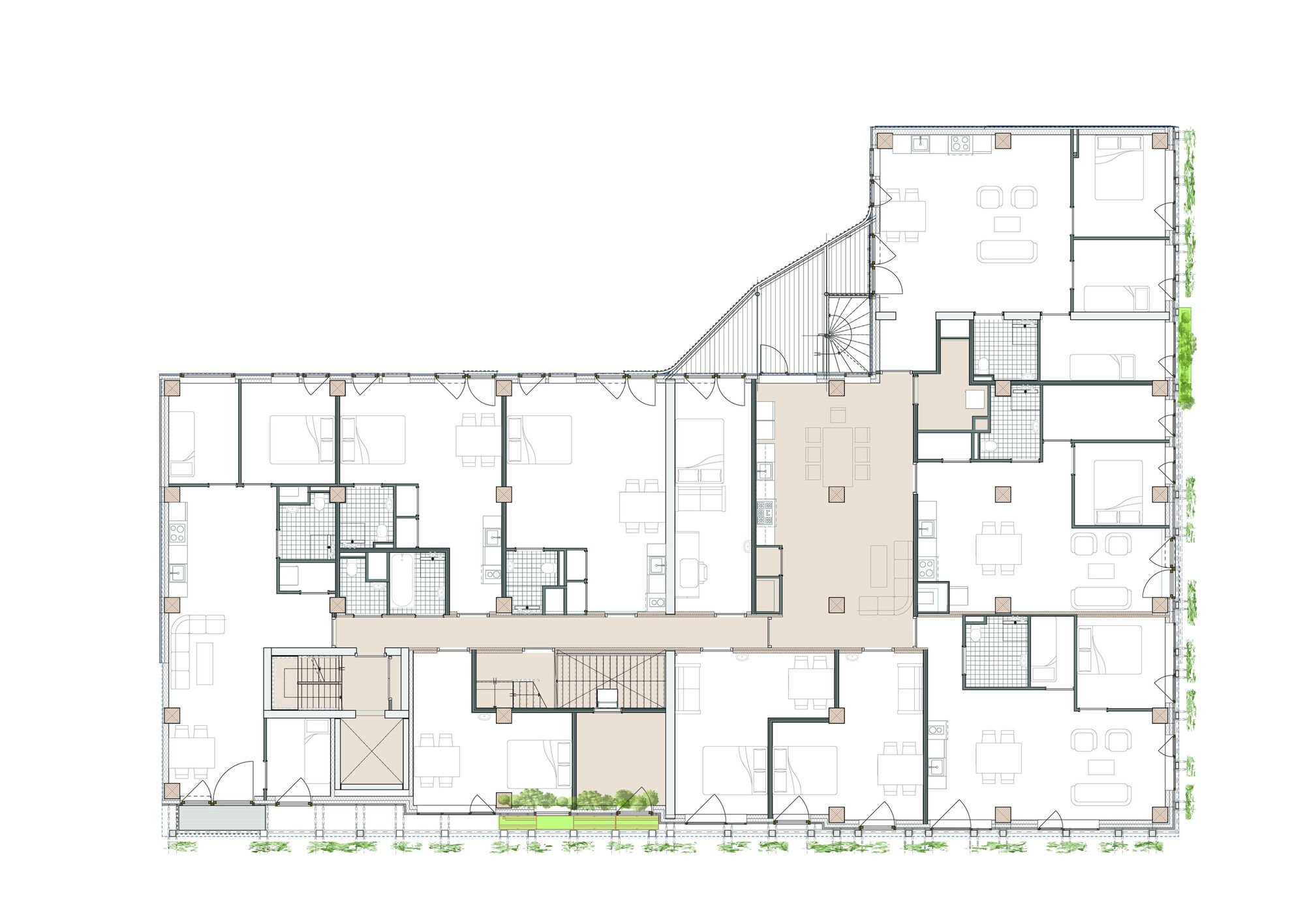 沃伦住房合作社丨荷兰阿姆斯特丹丨Natrufied Architecture-32