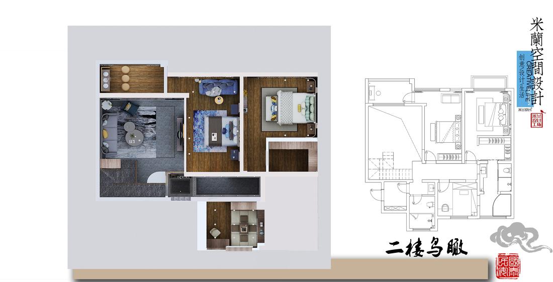 
新中式建业复式 -22