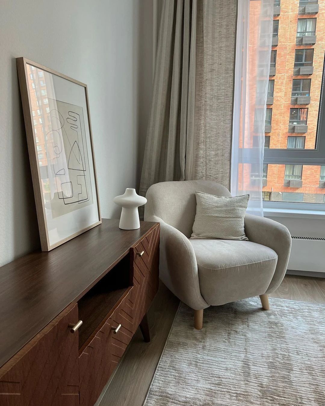 退休妈妈的 36㎡小公寓设计丨Olga Mirzabaeva-13