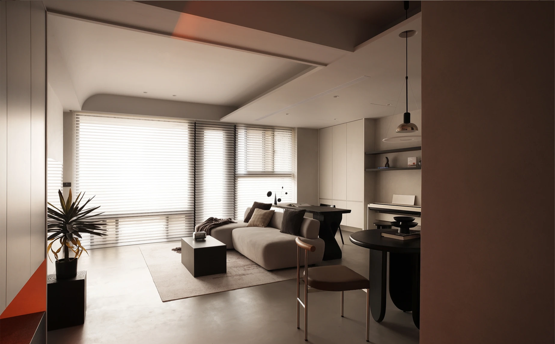 多功能客厅＋复古风刚需房设计-31