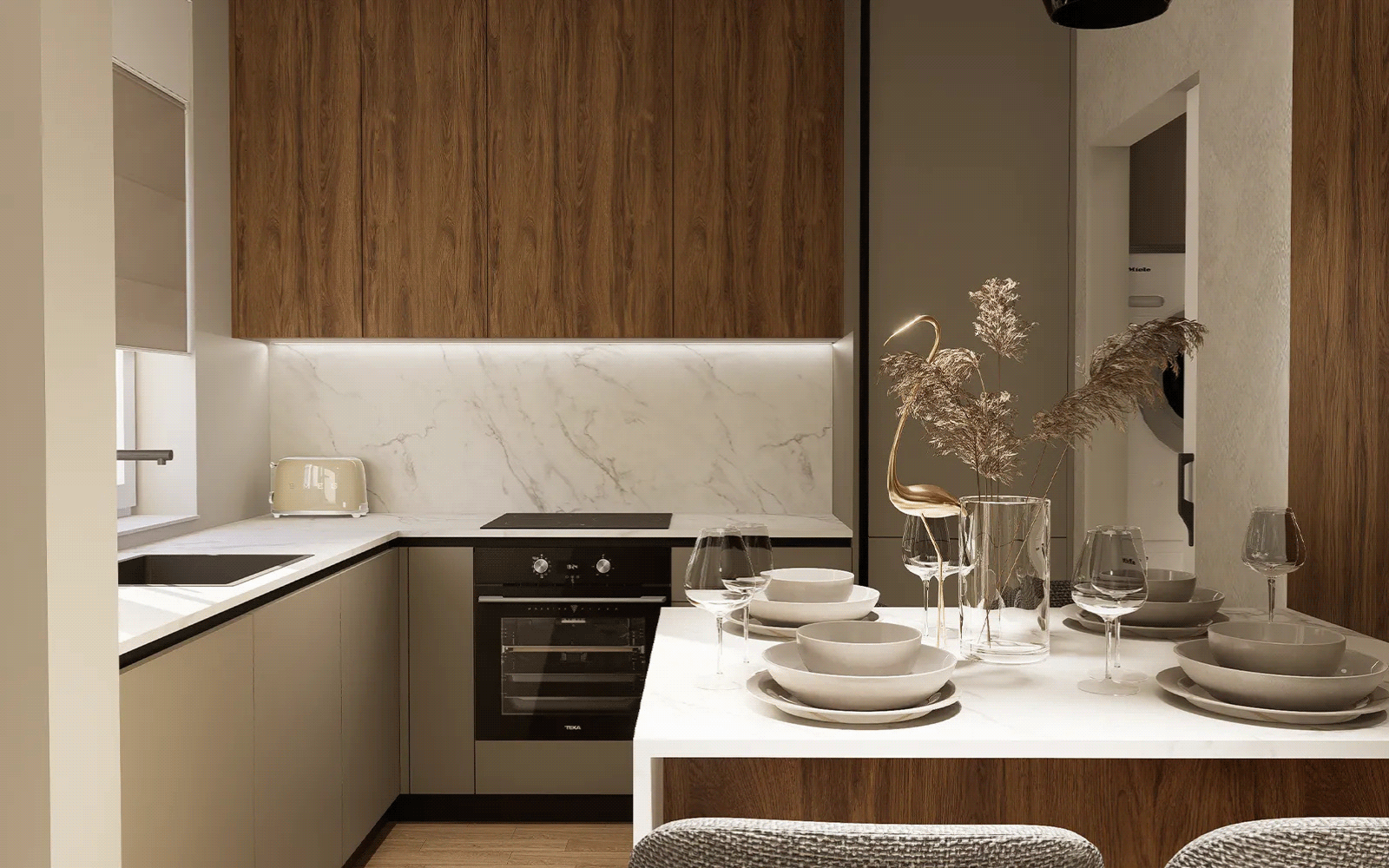 静谧奢华室内设计丨克罗地亚萨格勒布丨M1st Design-17