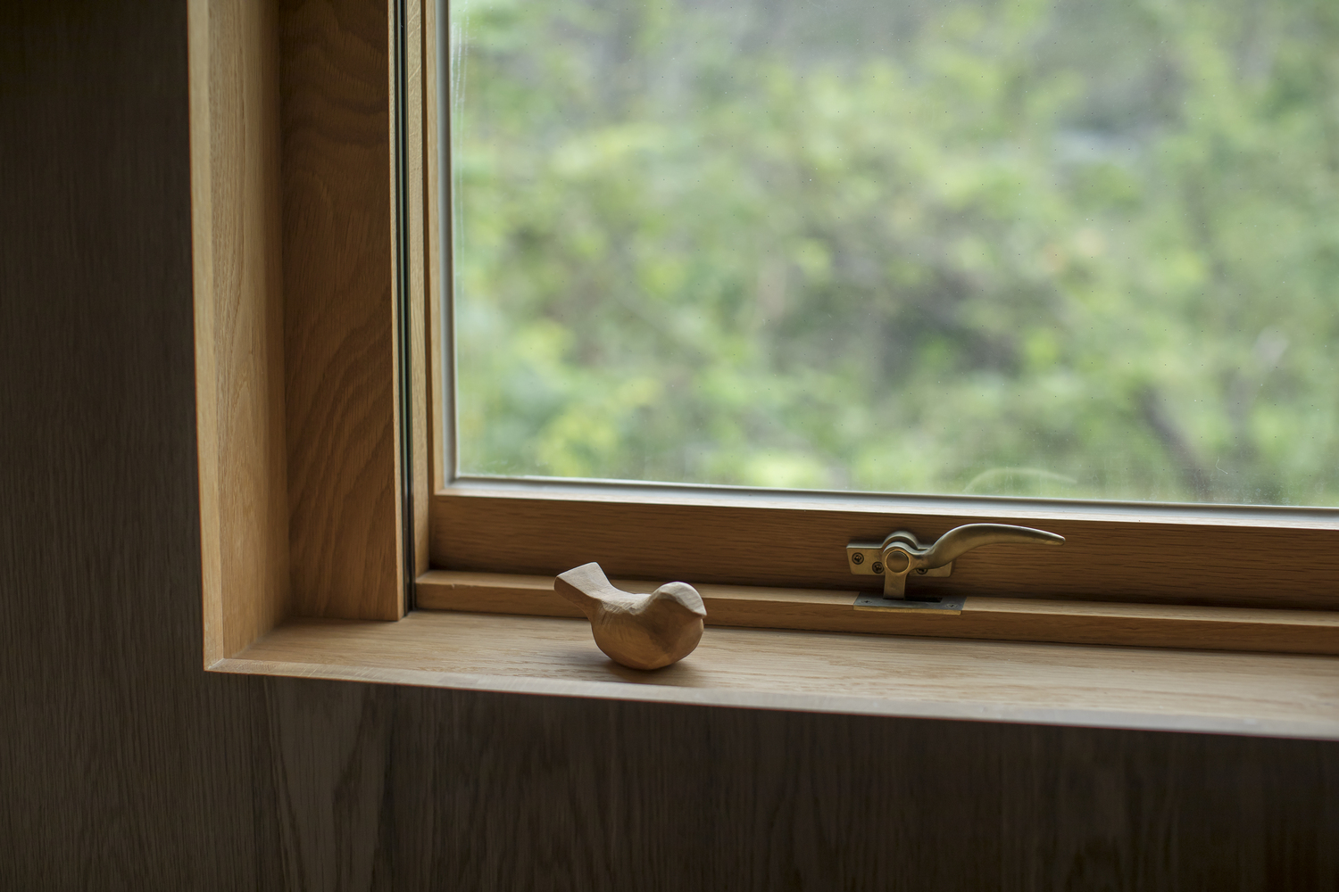 日本 Nagakute 现代白橡木住宅-29