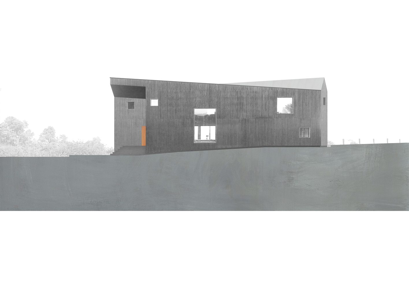 智利火山脚下的自然美景住宅-89