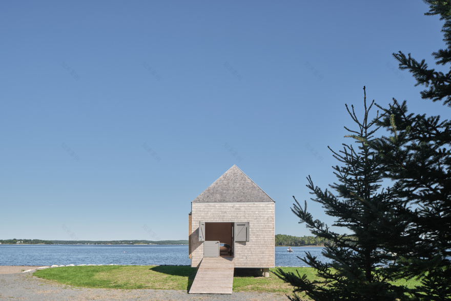 海畔禅意小屋丨加拿大丨Abbott Brown Architects-9