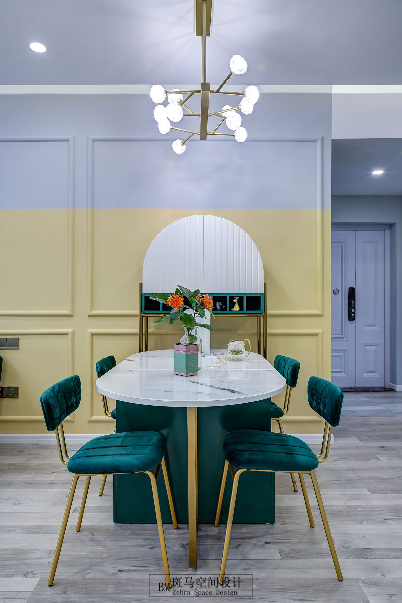 马卡龙色的浪漫空间 | 深圳庐峰翠苑 120 平方少女心设计-11