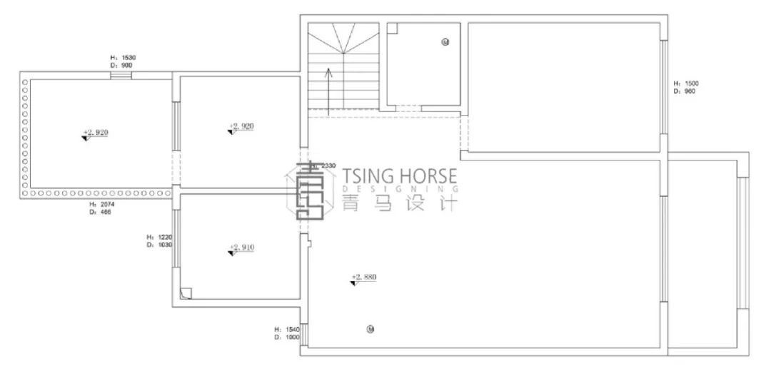 御河上院轻奢格调 | 王清玉 400㎡联排下叠设计-141