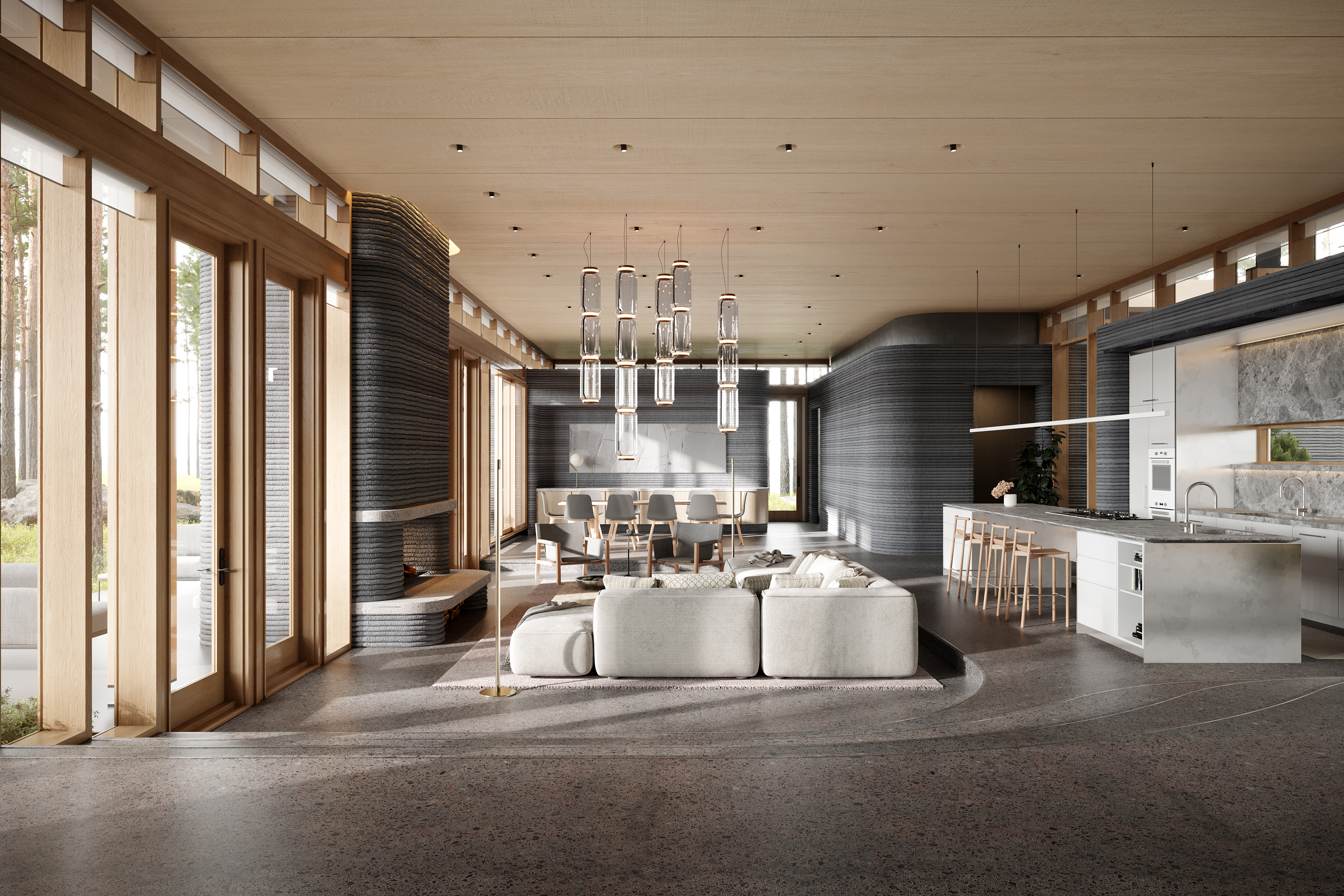 计算机生成图像:黑森林小屋丨美国加利福尼亚-6