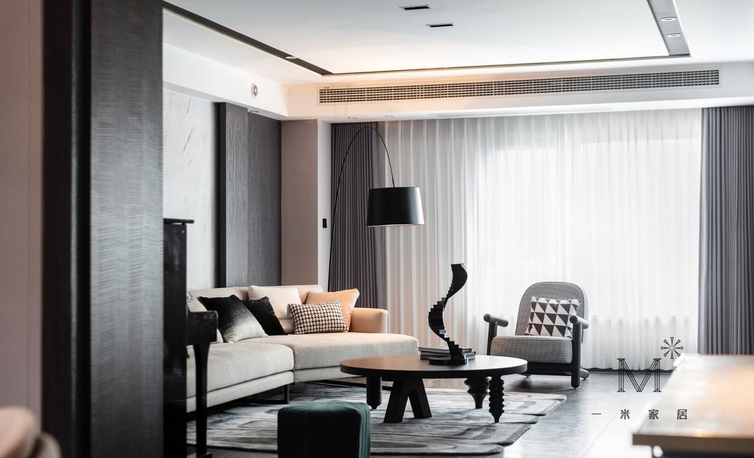 平层丨【一米家居】至酷至纯，现代港台风-16