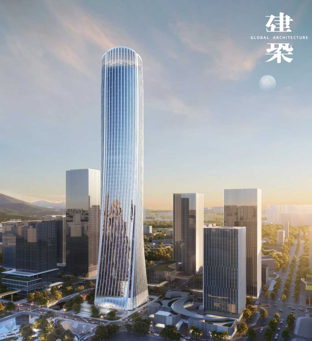 南京江北新金融中心一期 A 地块 320 米塔楼丨中国南京-0