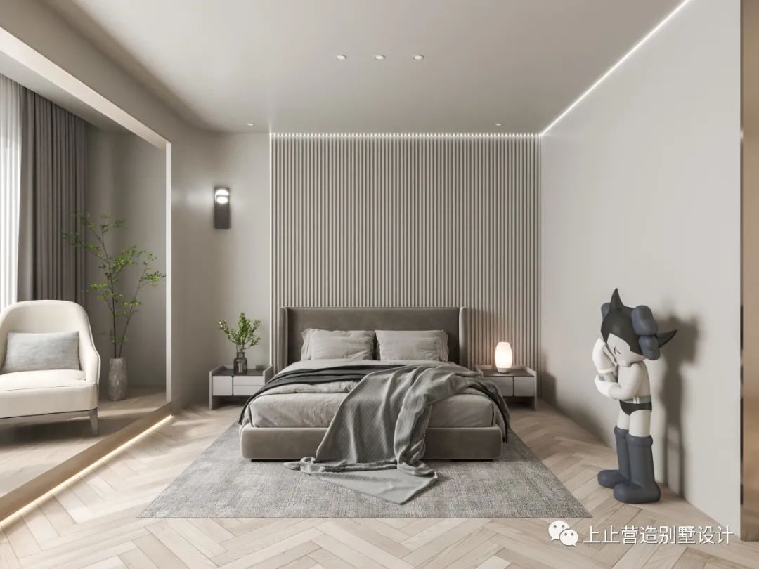 御翠园现代简约别墅设计丨中国长春丨上止营造别墅设计-19