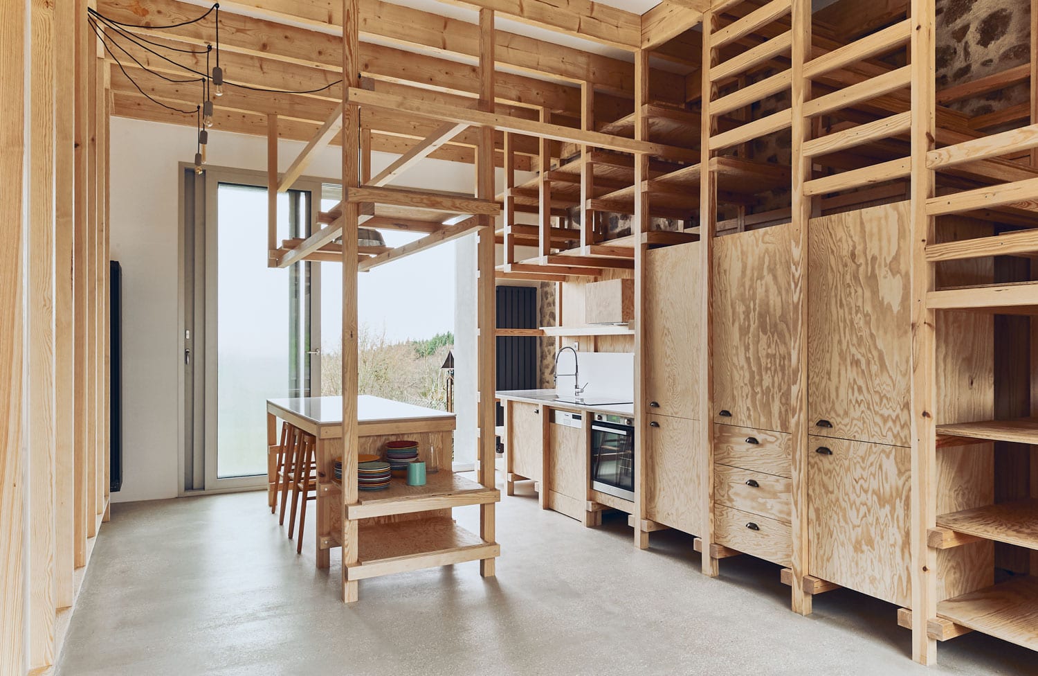 法国古老谷仓变身为现代乡村别墅-20