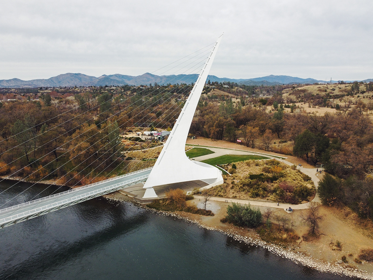 加州 Sundial Bridge丨美国加利福尼亚丨Santiago Calatrava-10