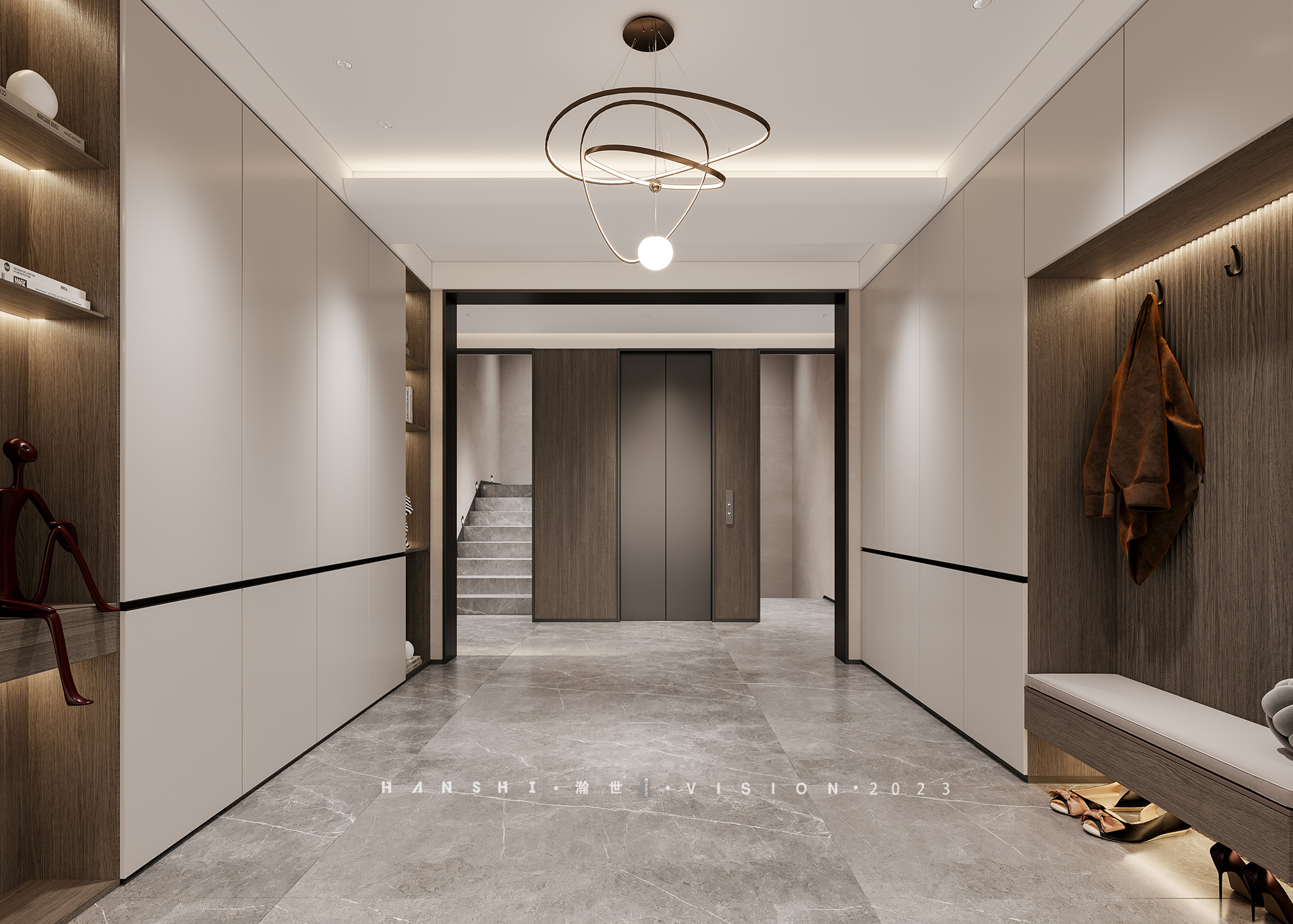 现代简约别墅一瀚世表现-5