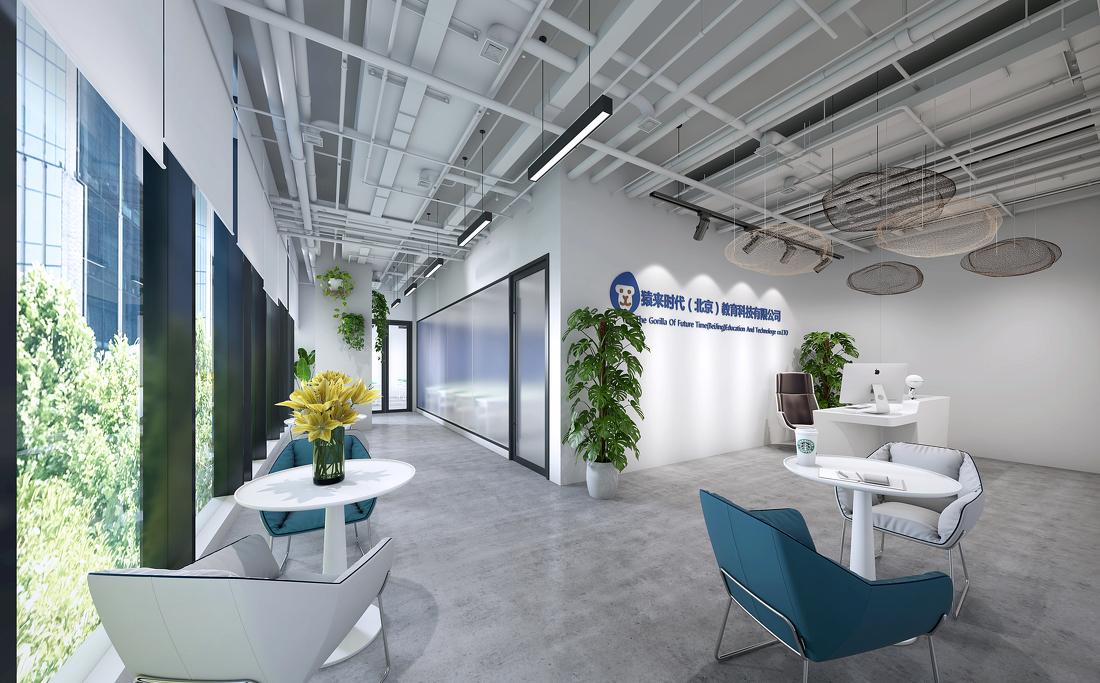 汉威国际工装创客空间——现代创意办公空间设计-56