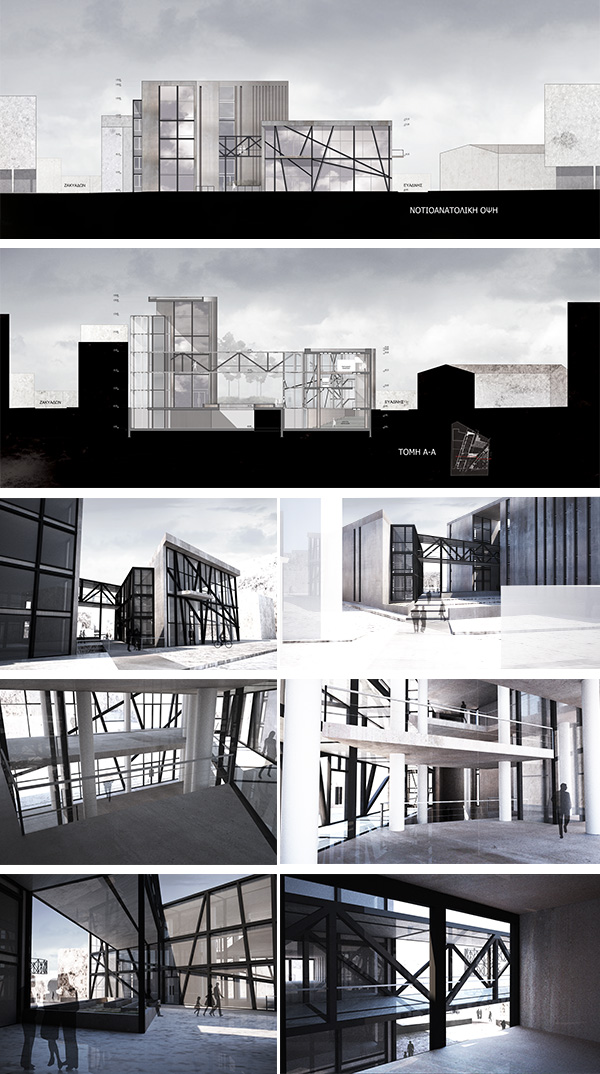 Articles - ΔΙΠΛΩΜΑΤΙΚΕΣ - ΕΡΓΑΣΙΕΣ - Συμμετοχες 2015 - 180.15 Κτίριο γραφείων και πολυχώρος για νέους αρχιτέκτονες και καλλιτέχνες-5