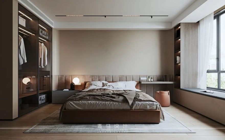 意式极简风打造龙湖景粼天序自由贵气空间丨青马别墅空间设计-50