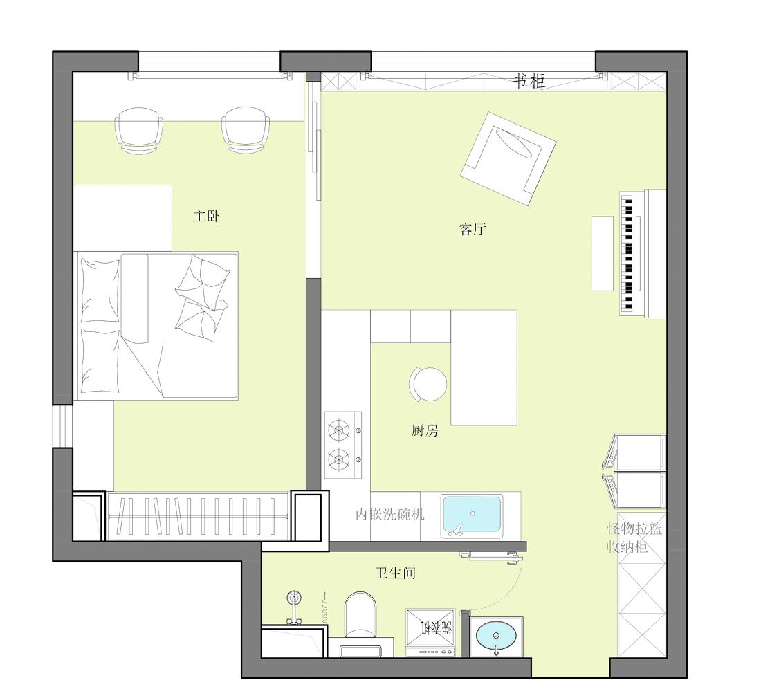 简约原木风公寓设计-46