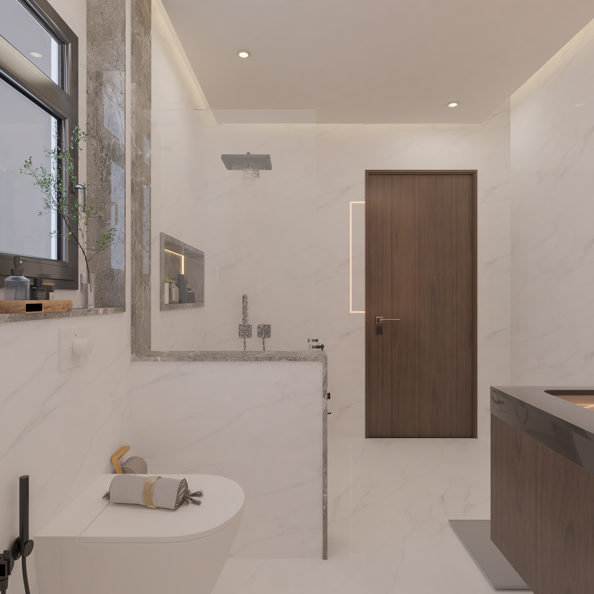 Modern Apartment Design at Roushdy, Alexandria-44