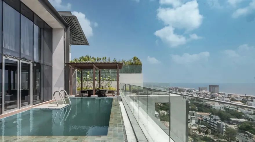 天青 或 蔚蓝丨印度金奈丨Chestnut Storeys-47