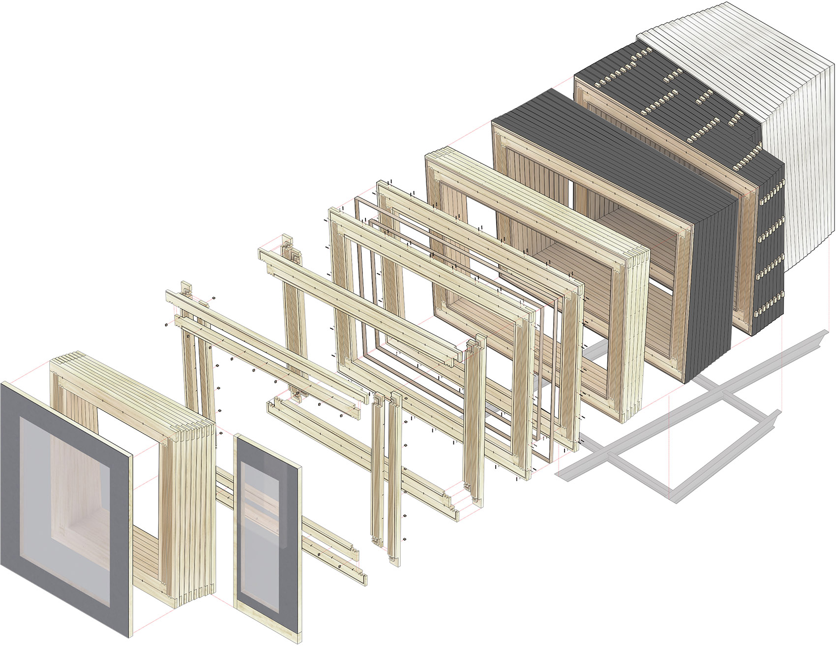 德国国际建筑展上的木质原型住宅 / 斯图加特大学ICD-8