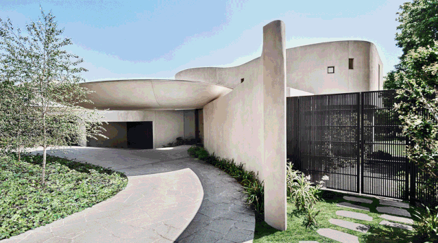 澳大利亚 Leeton Pointon 白墙时尚别墅设计-4