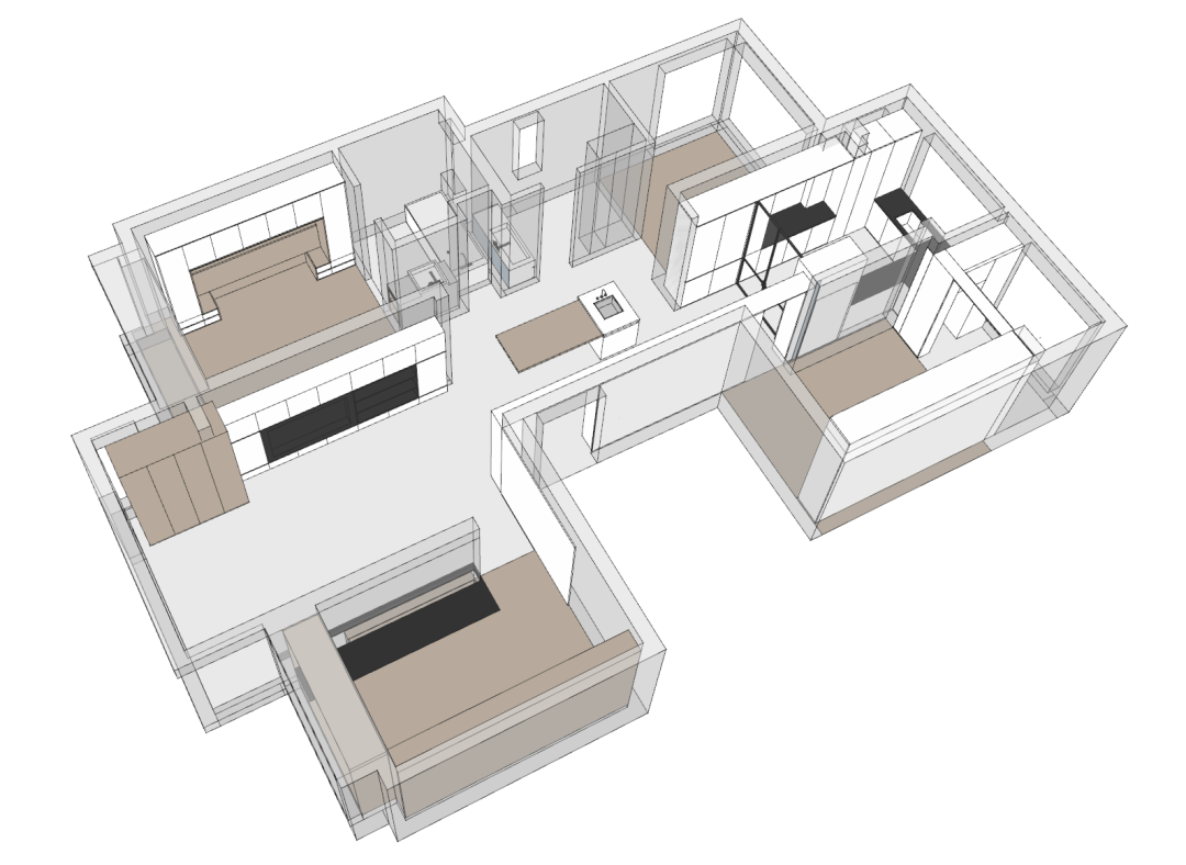 洄游动线空间设计 · 杭州 140㎡现代简约之家丨中国杭州丨熹维设计-55